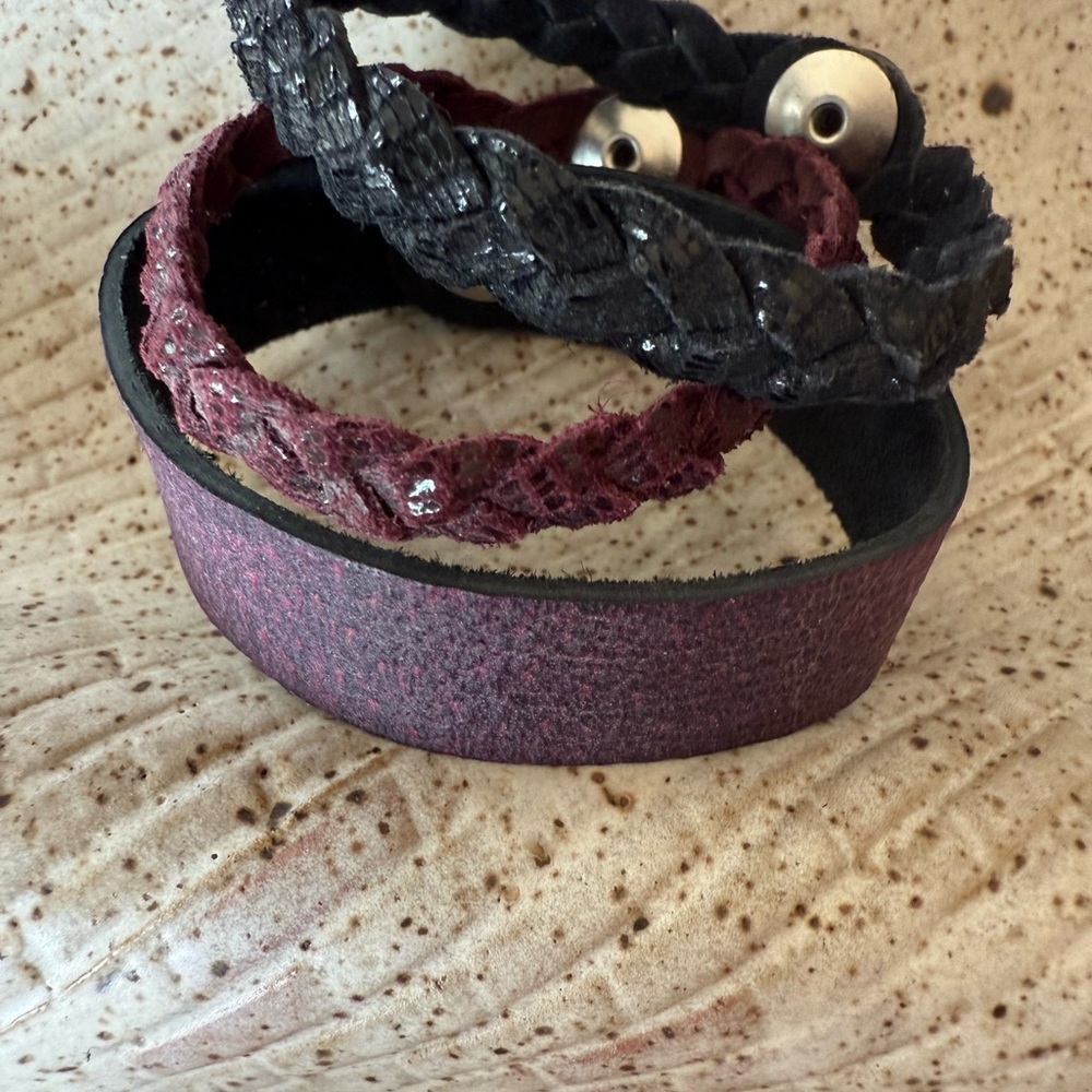 Flourish Leather Co. Bracelet Set